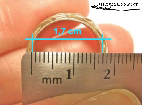 medir la talla de un anillo que ya tienes