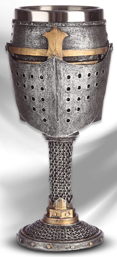 caliz lancelot casco armadura medieval